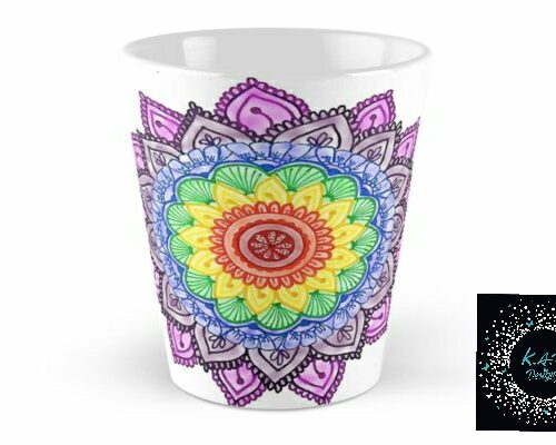 KATD Chakra Mandala Ceramic Cup