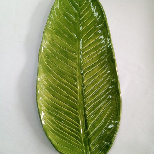 Large Ceramic leaf plate