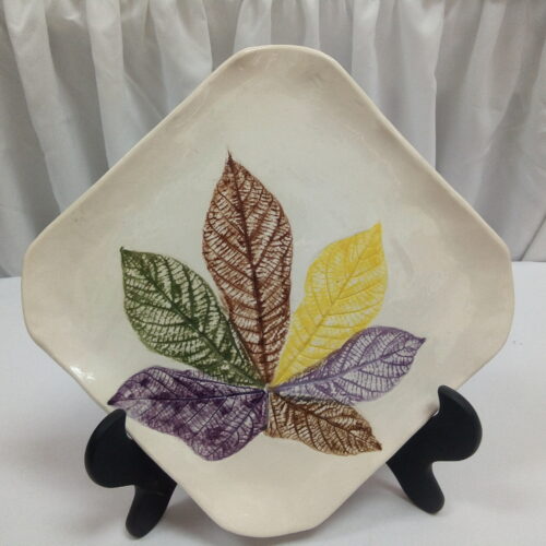 Ceramic Leaf plate