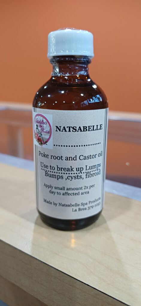 8oz poke root and castor oil