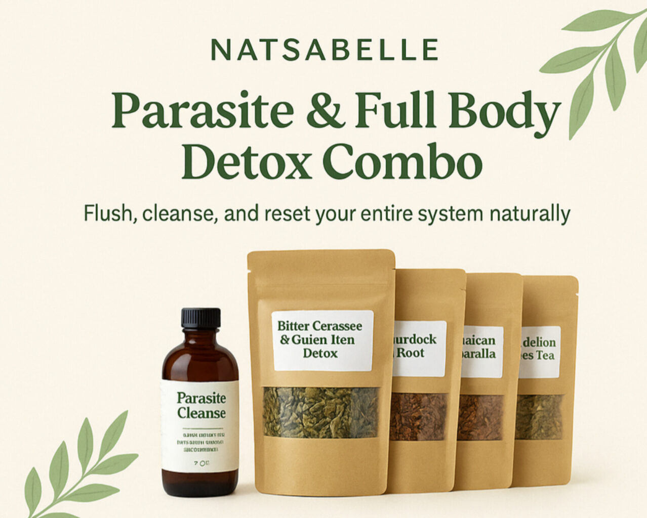 Natsabelle Parasite & Full Body Detox Combo