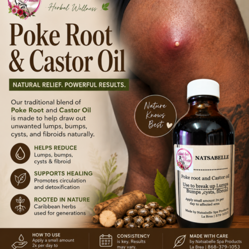 Pokeroot and castor oil blend